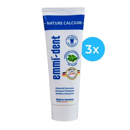 Emmi-Dent Zahnpasta Nature Calcium (3er Pack)