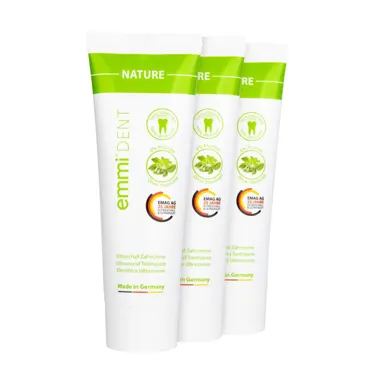 emmi-Dent Nature Zahnpasta - 75ml (3er Packung)